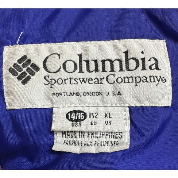 Columbia - Tectonite Kid's Purple Winter Coat - Youth 14/16 Stain On Cuff - Picture 4 of 11